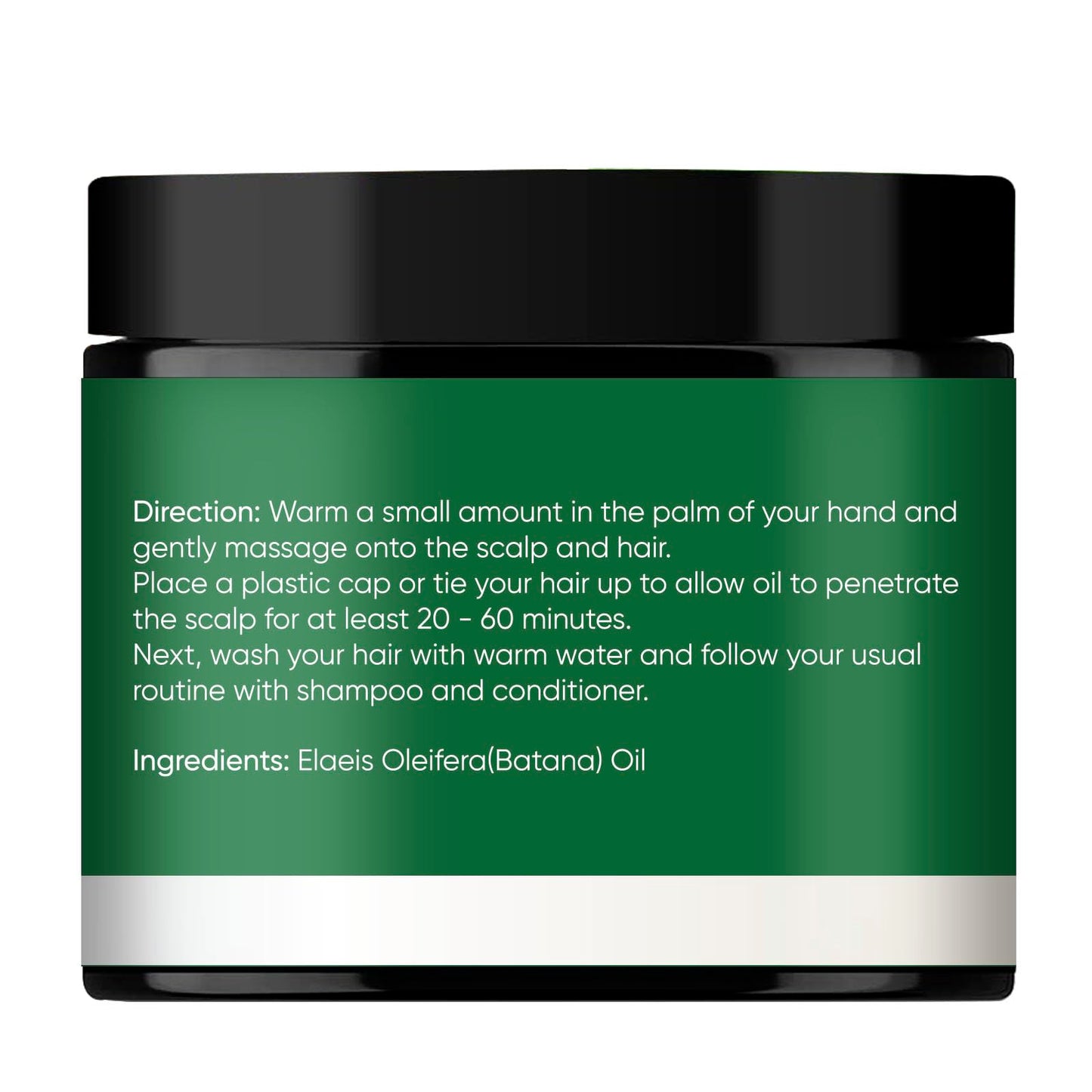 Batana Oil for Hair Growth and Restoration: Unrefined Dr. Sebi Oil to Prevent Loss and Revive Damaged Hair and Scalp - 3.4 OZ (100ml)