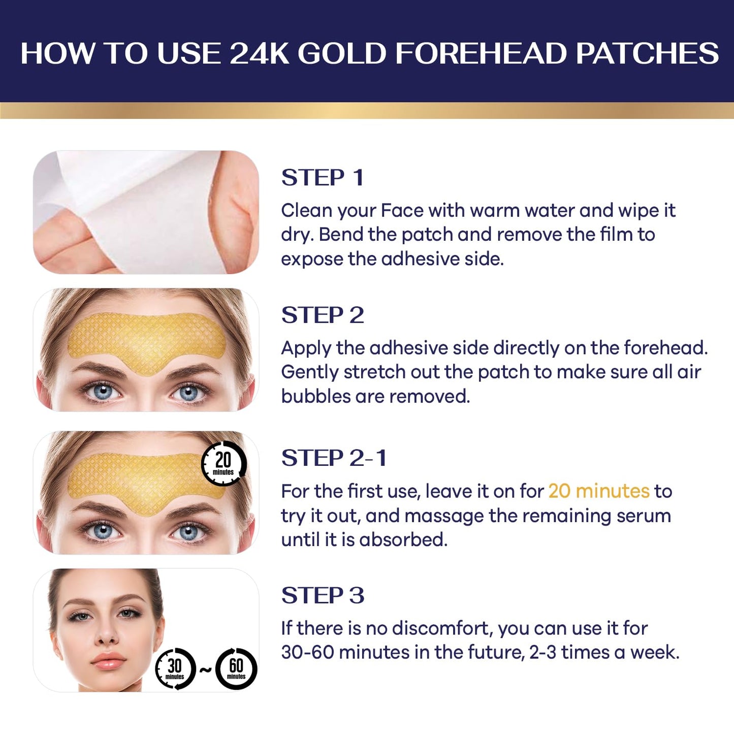Collagen Forehead Wrinkle Patches: Facial patches with 12 Packs, Forehead Patches for Wrinkles Anti Wrinkle Patches Treatmen.
