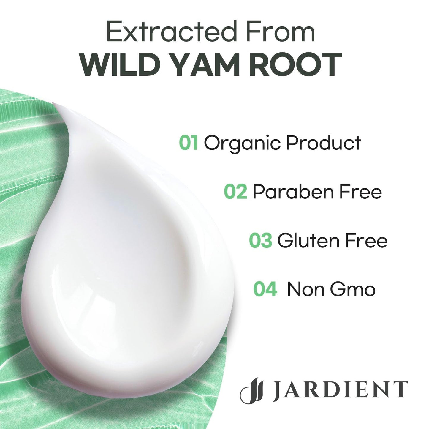 Wild Yam Cream Hormone Balance: Natural Organic Formula for Menopause Relief & Menstrual Support Like Hot Flashes Night Sweats -2 Oz